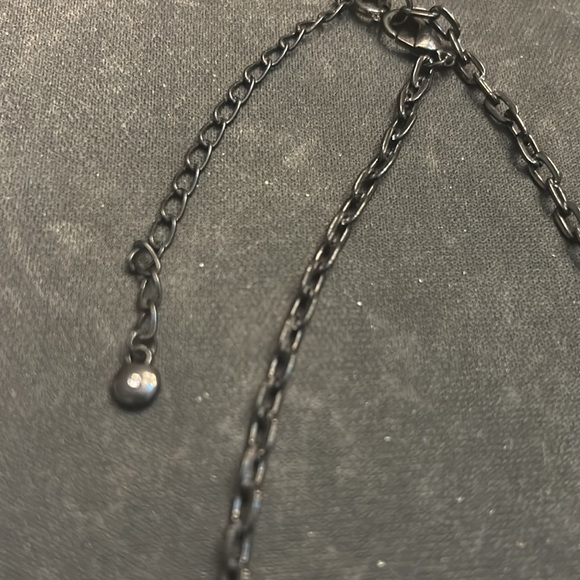 Beautiful red and black necklace signed RMN - Picture 3 of 9